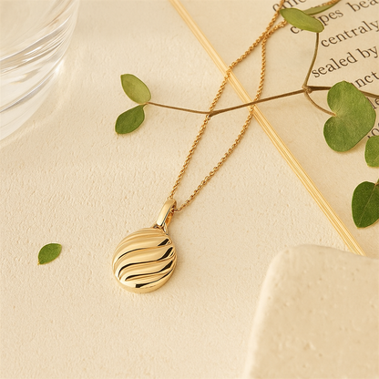 Classic Croissant Pendant Necklace