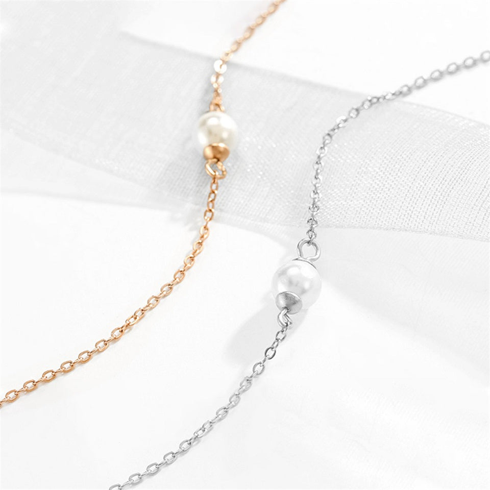 Minimalist Sea Pearl Stainless Steel Bracelets