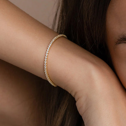 Gold Plated Sparkling Bracelet