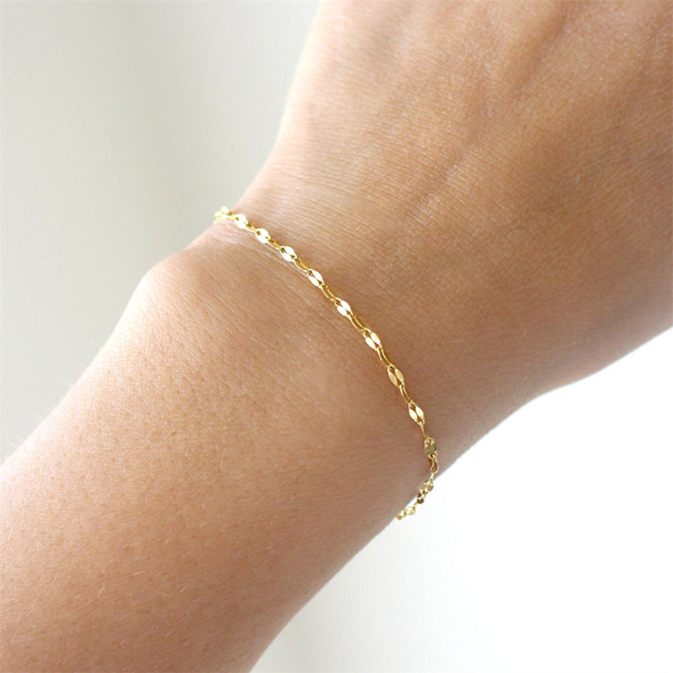Adjustable Stainless Steel Chain Bracelets