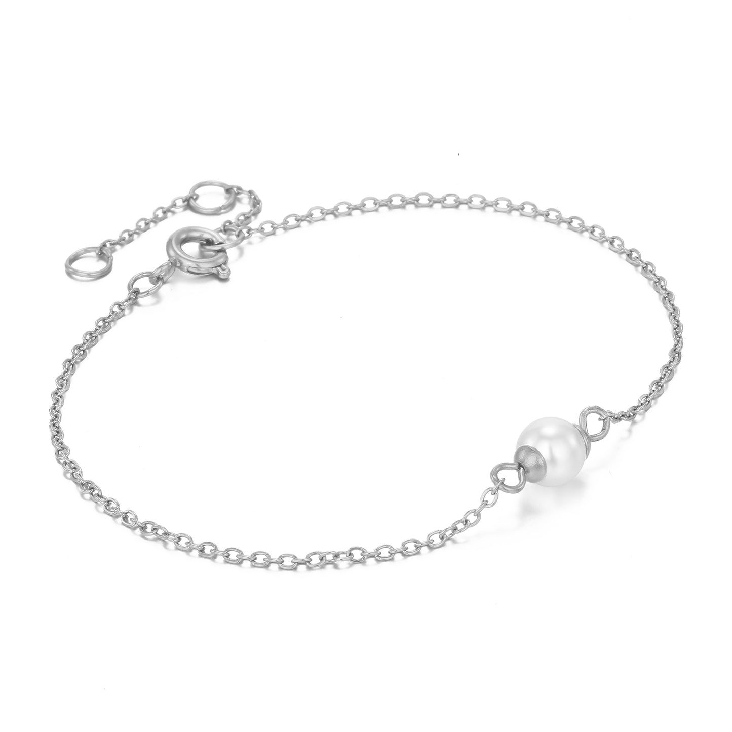Minimalist Sea Pearl Stainless Steel Bracelets