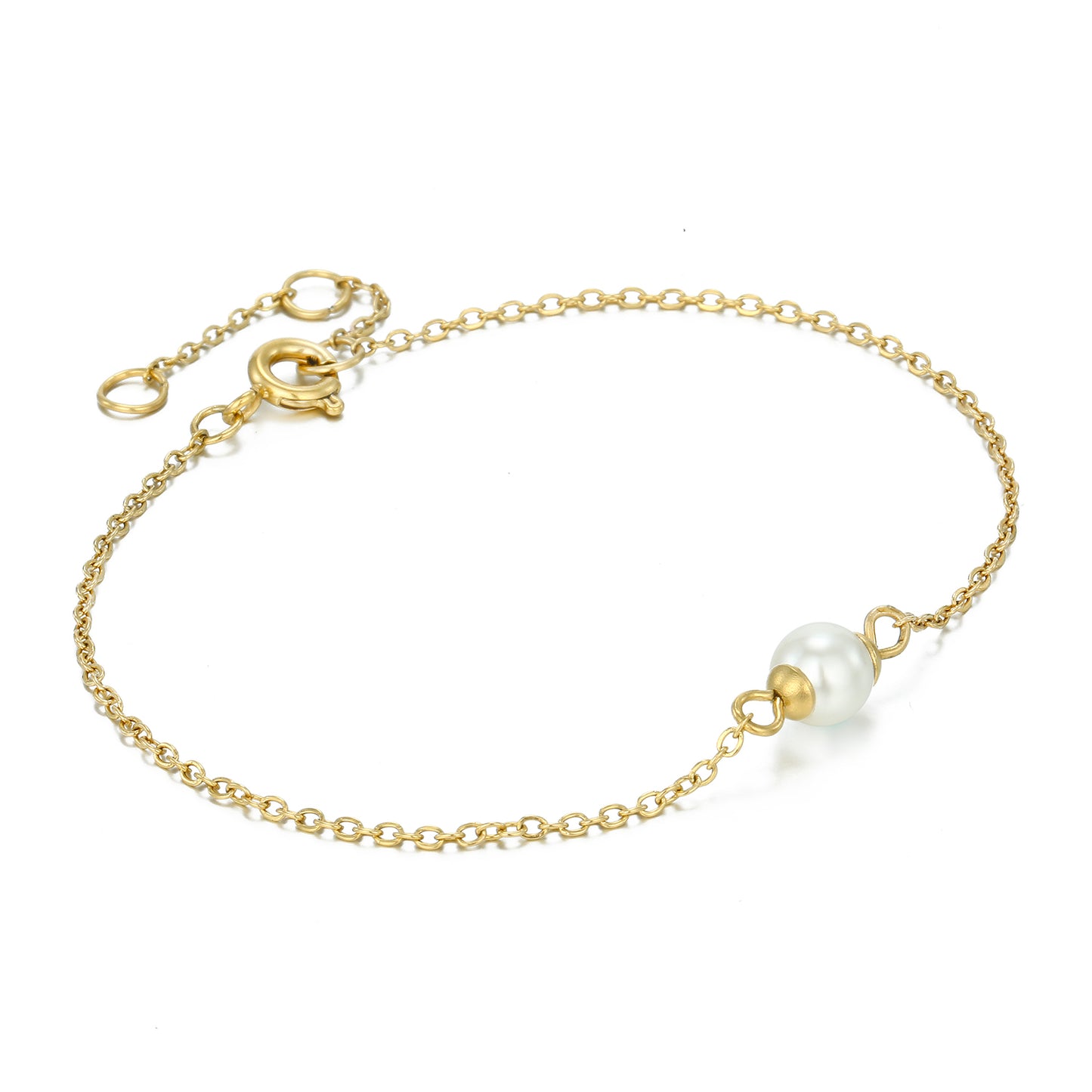 Minimalist Sea Pearl Stainless Steel Bracelets